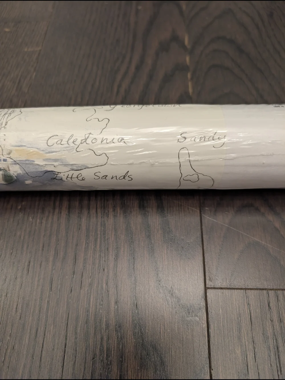 Vintage Ralph Lauren Classics Nantucket Coastal Map Wallpaper LCW22205W Sealed